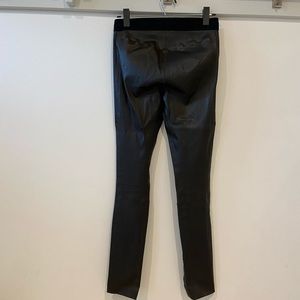 Elie Tahari, lamb leather leggings